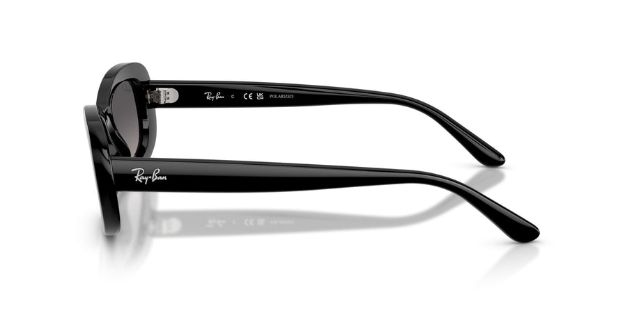 Propionate Woman Sunglass RB2221 – Black / Gradient Grey Polar
