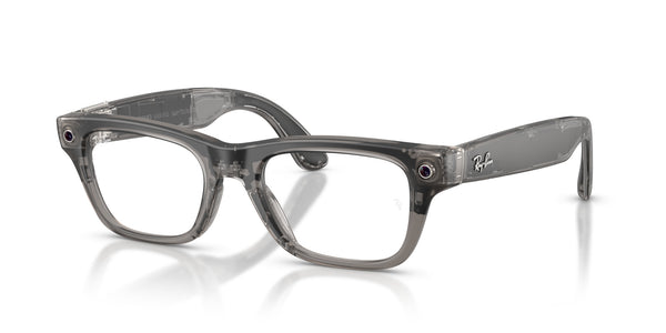 Ray-Ban Meta Blayzer Optics RW7001 – Transparent Ice Grey / Clear