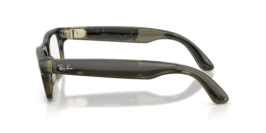 Ray-Ban Meta Blayzer Optics RW7001 – Dark Olive / Clear