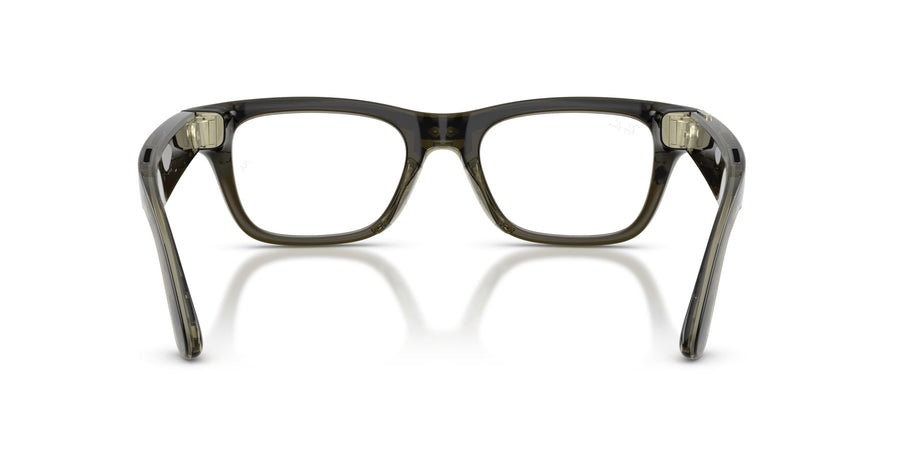 Ray-Ban Meta Blayzer Optics RW7001 – Dark Olive / Clear
