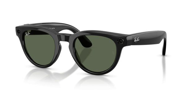 Ray-Ban Meta Headliner Shiny Black - Gen 2 RW4013 – Black / G-15 Green