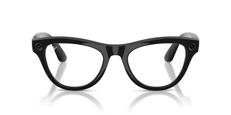 Ray-Ban Meta Skyler Shiny Black - Gen 2 RW4014 – Black / Violet