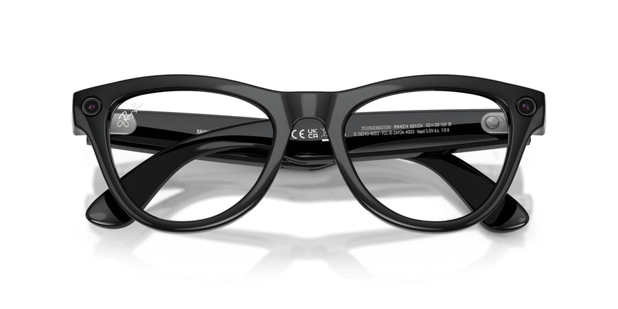 Ray-Ban Meta Skyler Shiny Black - Gen 2 RW4014 – Black / Violet