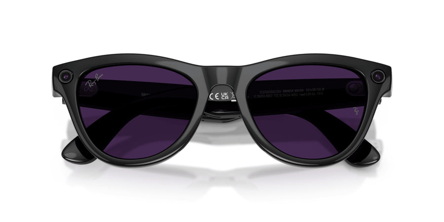 Ray-Ban Meta Skyler Shiny Black - Gen 2 RW4014 – Black / Violet