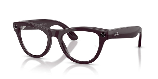 Ray-Ban Meta Skyler Shiny Mystic Violet - Gen 2 RW4014 – Mystic Violet / Clear/Amethyst