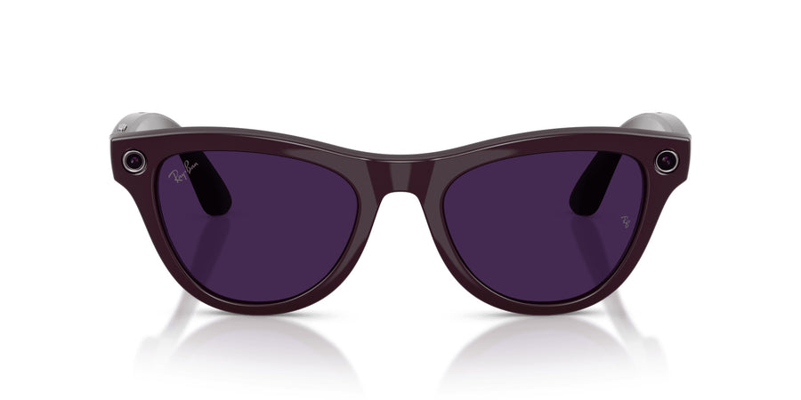 Ray-Ban Meta Skyler Shiny Mystic Violet - Gen 2 RW4014 – Mystic Violet / Clear/Amethyst
