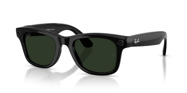 Ray-Ban Meta Wayfarer Shiny Black - Gen 2 RW4012 – Black / Clear/Graphite Green