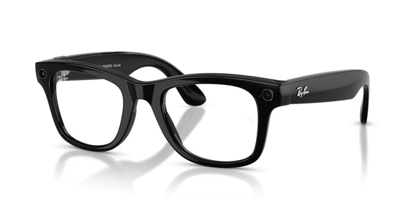 Ray-Ban Meta Wayfarer Shiny Black - Gen 2 RW4012 – Black / Clear/Graphite Green