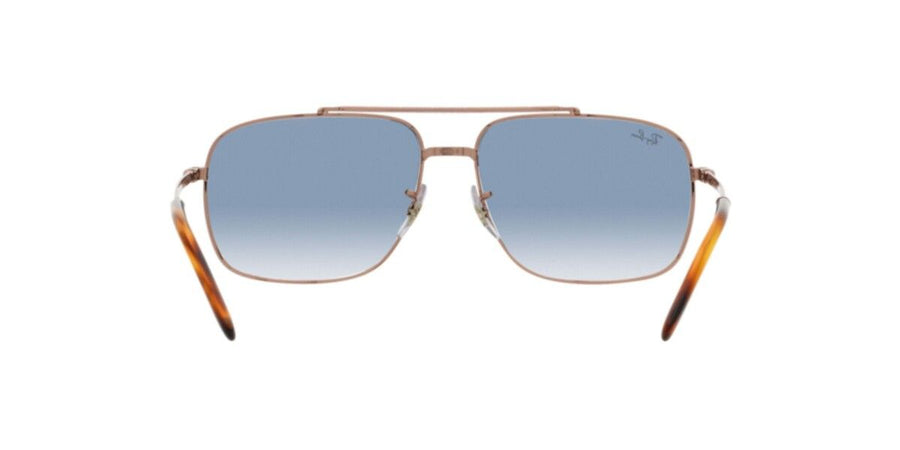 Rose Gold Sunglasses RB3796 – Gold / Clear Gradient Blue
