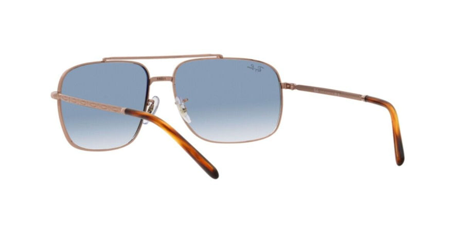 Rose Gold Sunglasses RB3796 – Gold / Clear Gradient Blue