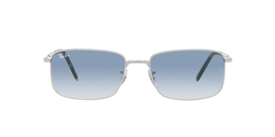 Silver Sunglasses RB3717 – Silver / Clear Gradient Blue
