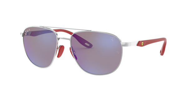 RB3659M Scuderia Ferrari Collection – Silver / Grey Mirror Blue