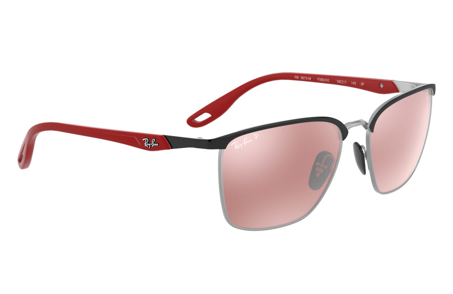 RB3673M Scuderia Ferrari Collection – Purple Mirror Silver Polar
