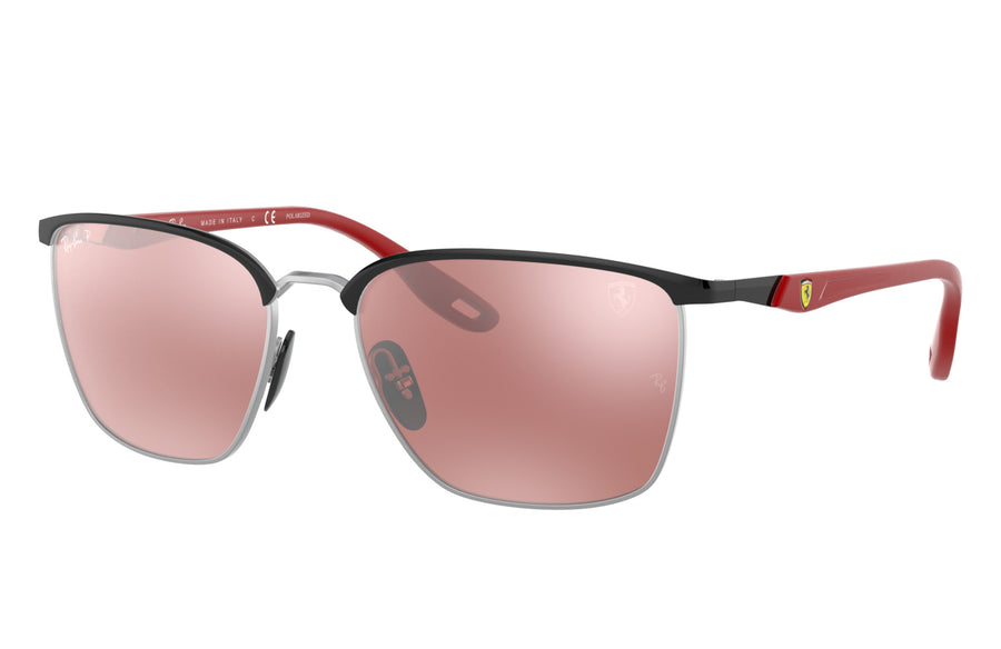 RB3673M Scuderia Ferrari Collection – Purple Mirror Silver Polar