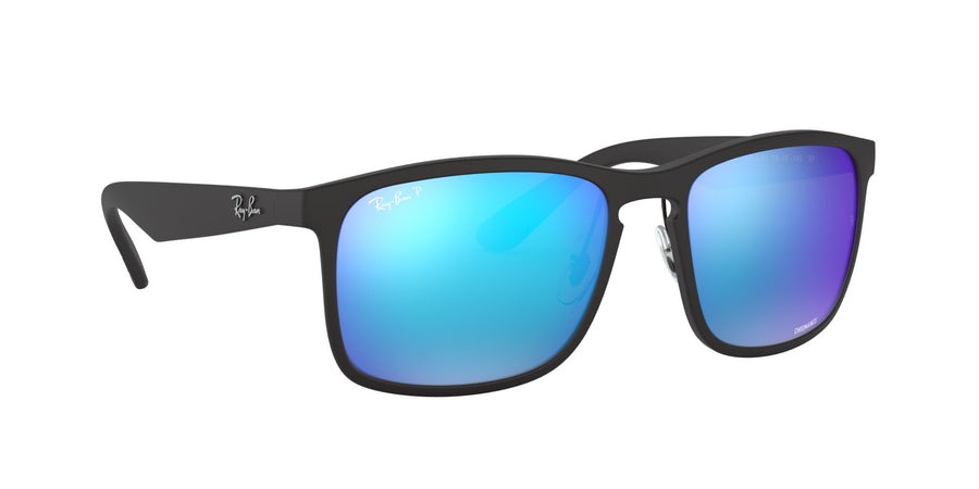 RB4264 Chromance – Black / Green Mirror Blue