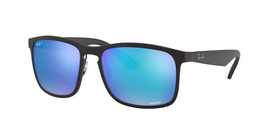 RB4264 Chromance – Black / Green Mirror Blue