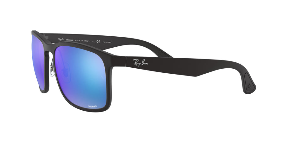 RB4264 Chromance – Black / Green Mirror Blue