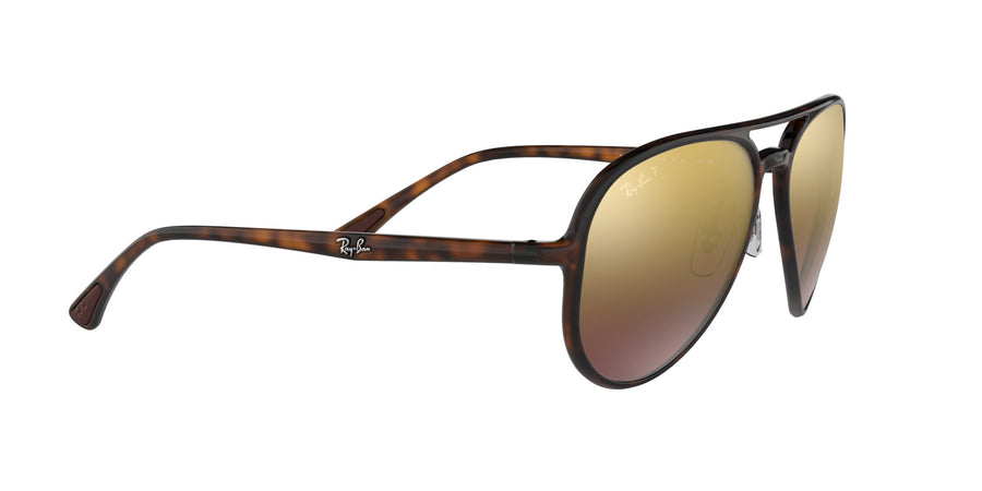 RB4320 Chromance – Havana / Purple Mirror Gold Gradient Polar