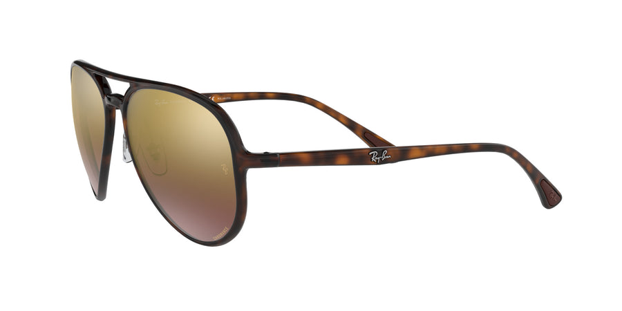 RB4320 Chromance – Havana / Purple Mirror Gold Gradient Polar
