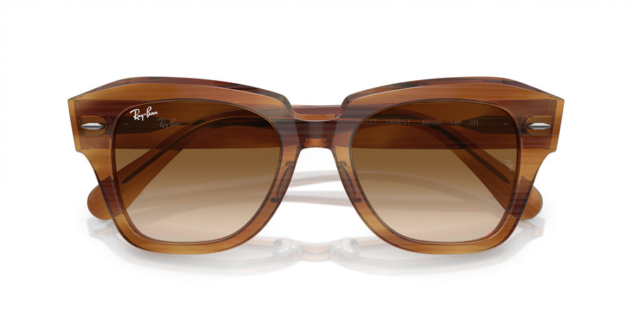 State Street RB2186 – Brown / Clear Gradient Brown