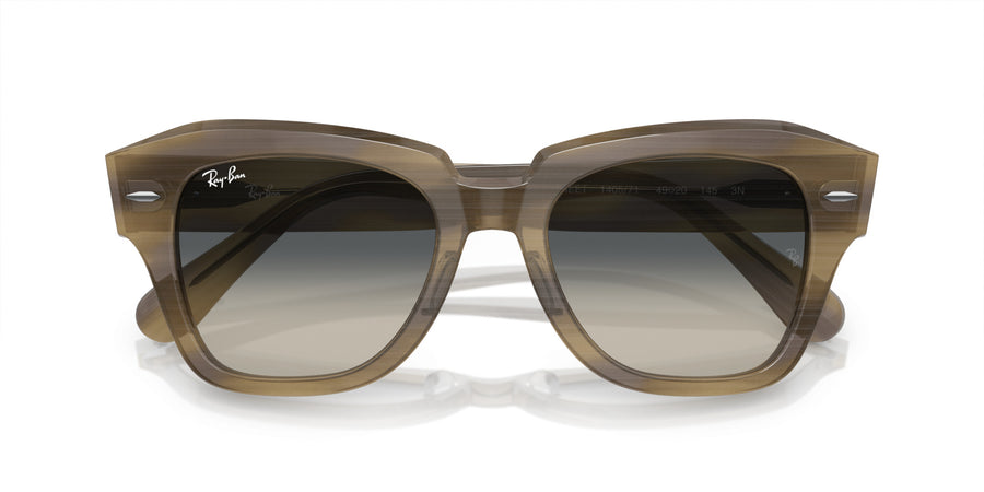 State Street RB2186 – Green / Grey Gradient