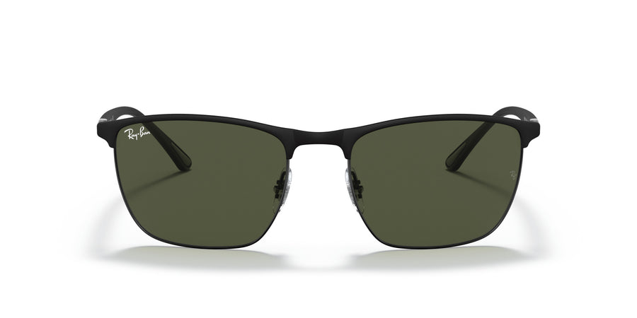 Steel Unisex Sunglass RB3686 – Black / Green