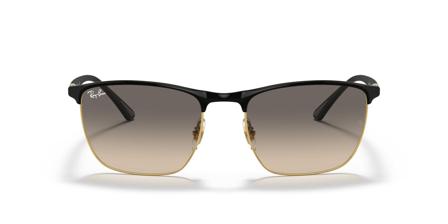 Steel Unisex Sunglass RB3686 – Black / Clear Gradient Grey