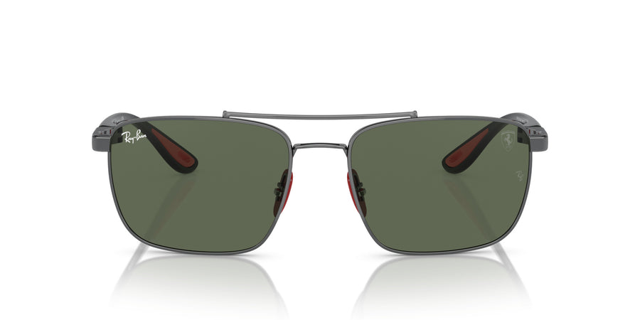 Steel Unisex Sunglass RB3715M – Dark Green