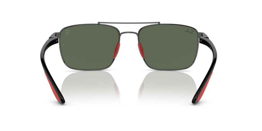 Steel Unisex Sunglass RB3715M – Dark Green