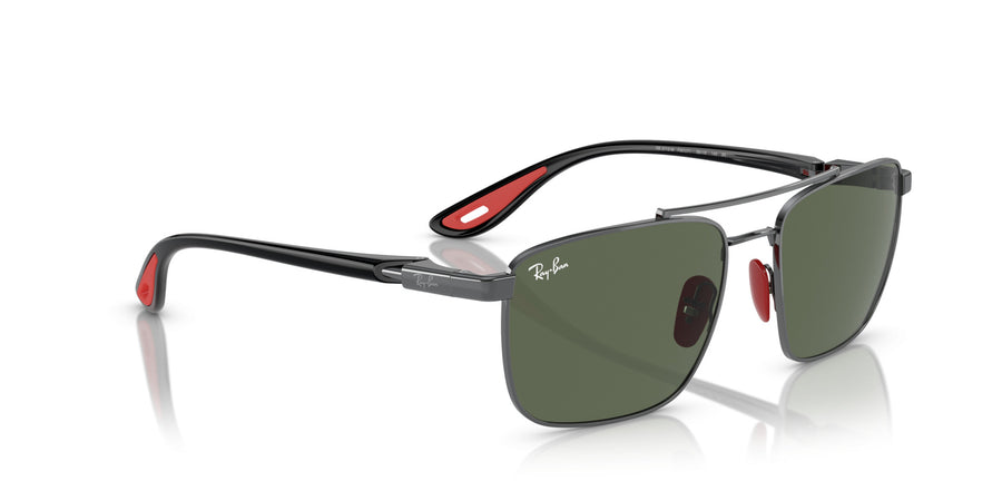 Steel Unisex Sunglass RB3715M – Dark Green