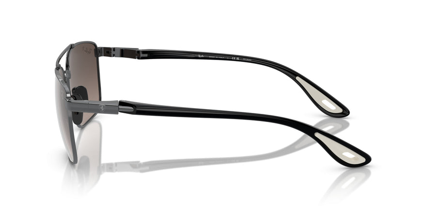 Steel Unisex Sunglass RB3715M – Grey Gradient Polar