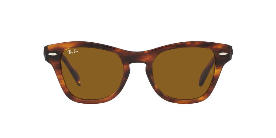 The Bold RB0707S – Striped Havana / Brown