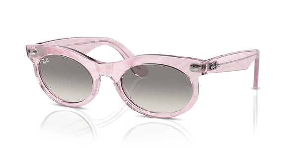 Wayfarer Oval RB2242 – Violet / Clear Gradient Grey