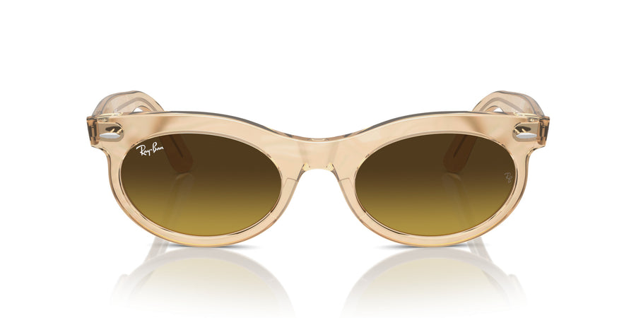 Wayfarer Oval RB2242 – Light Brown / Brown Gradient