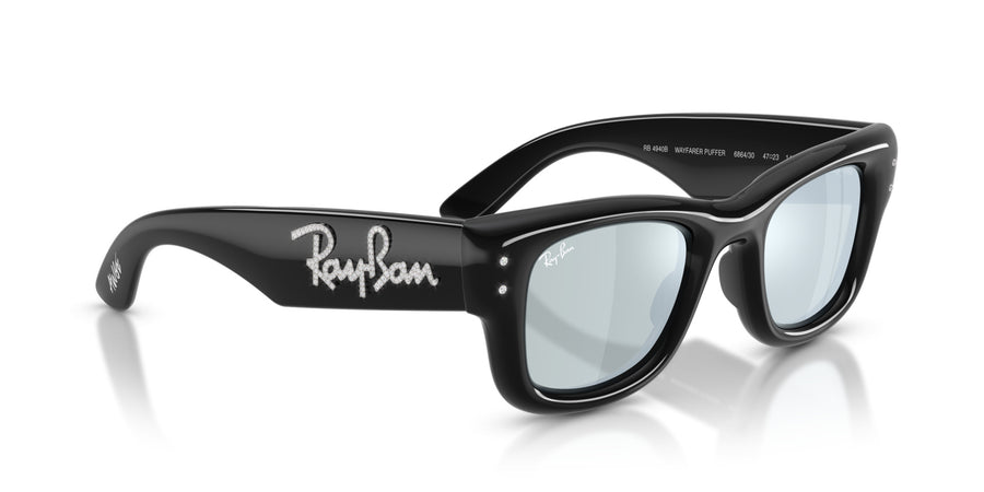 Wayfarer Puffer RB4940B – Black / Green Mirror Silver Plan
