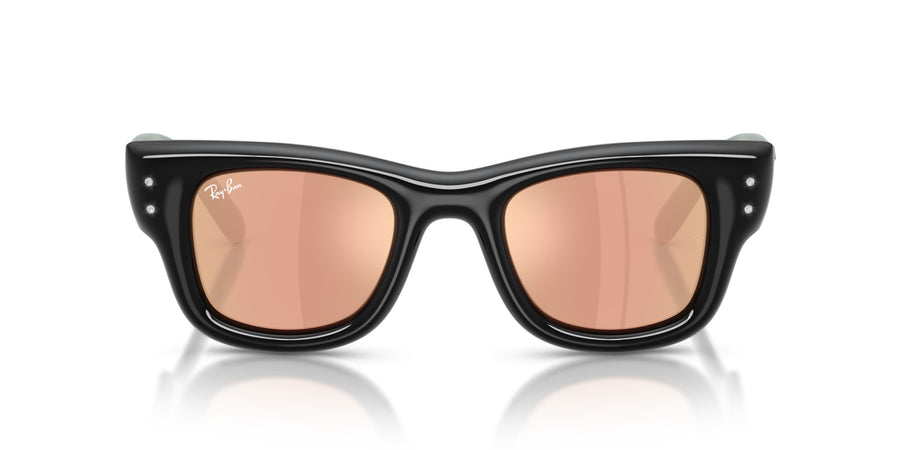 Wayfarer Puffer RB4940B – Black / Dark Brown Mirror Rose Gold