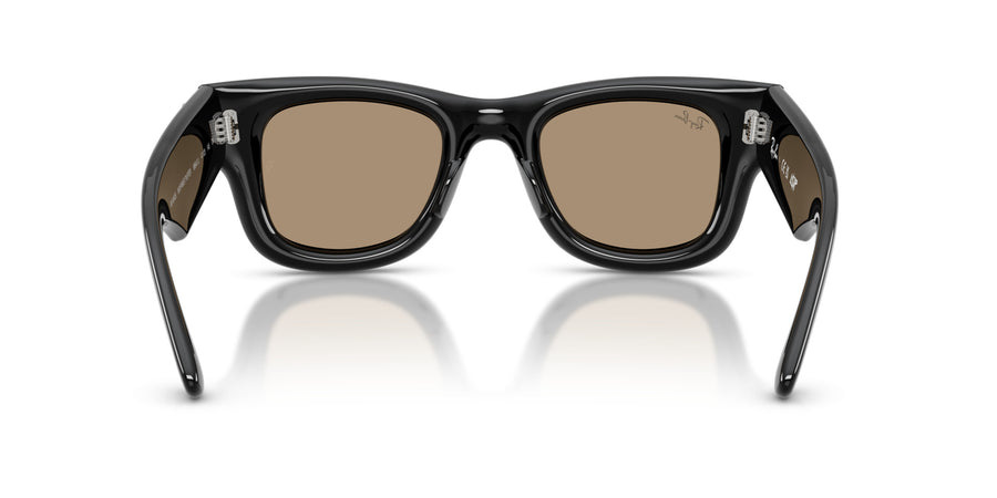 Wayfarer Puffer RB4940B – Black / Dark Brown Mirror Rose Gold