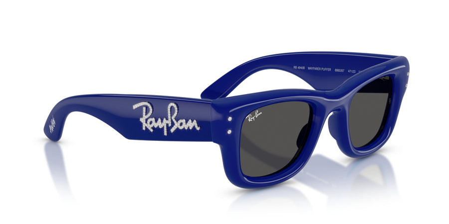 Wayfarer Puffer Crystal Edition RB4940B – Blue / Grey