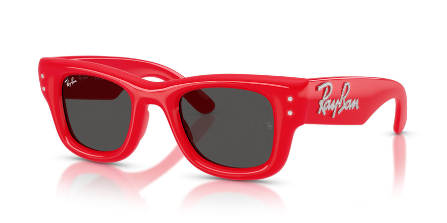 Wayfarer Puffer Crystal Edition RB4940B – Red / Grey