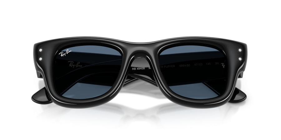 Wayfarer Puffer Crystal Edition RB4940B – Black / Blue