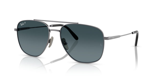 William Titanium RB8097 – Gunmetal / Light Blue Gradient Dark Blue Polar Ar