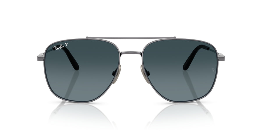 William Titanium RB8097 – Gunmetal / Light Blue Gradient Dark Blue Polar Ar