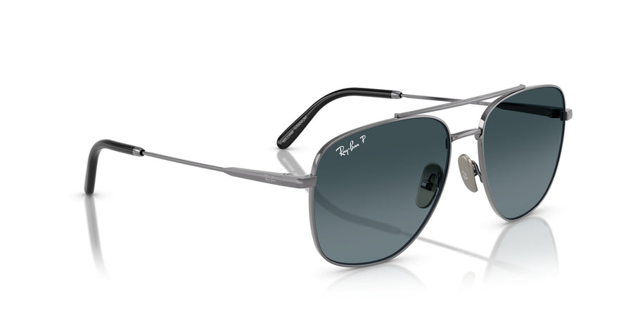 William Titanium RB8097 – Gunmetal / Light Blue Gradient Dark Blue Polar Ar